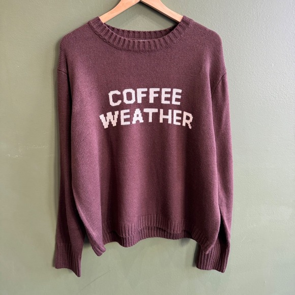 NWT Coffee Weather Knit Sweater Panache Brown Tan - Size XL - Picture 8 of 10